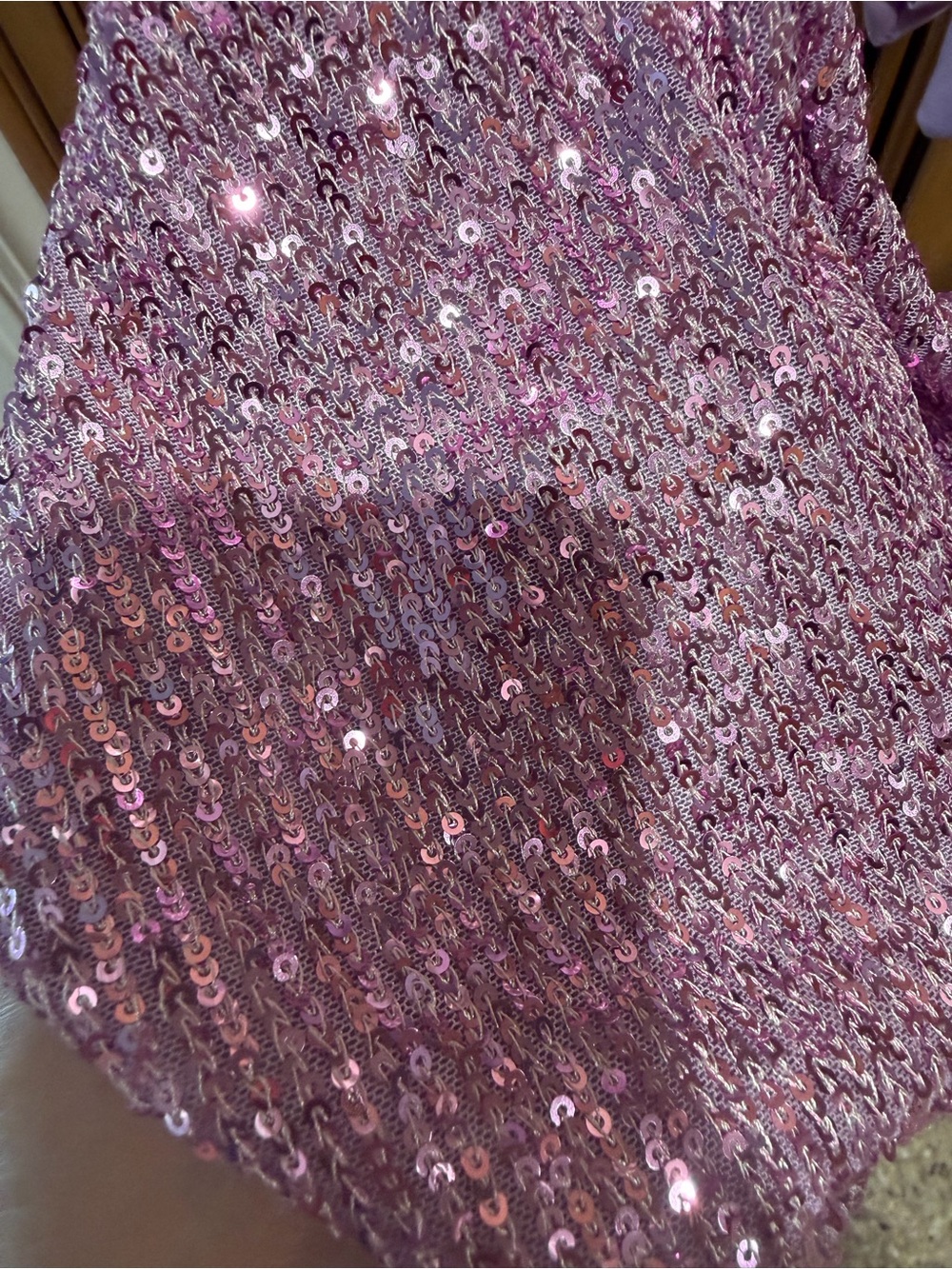 ASOS Lavender Sequin Halter Crop Top - Picture 2 of 4